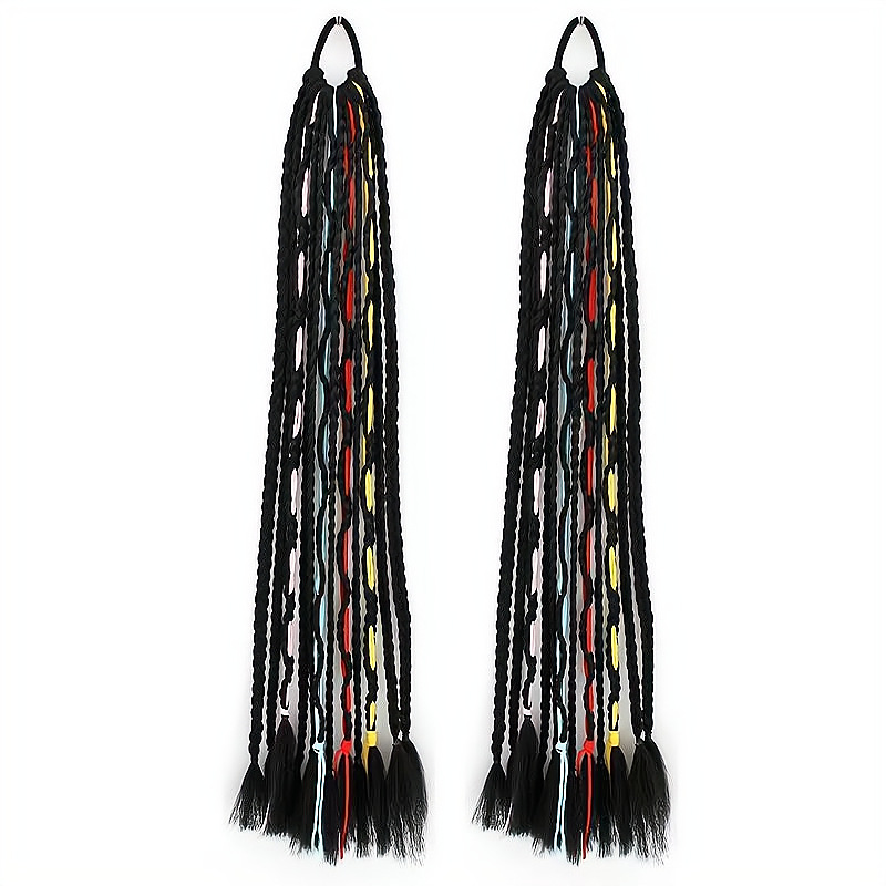 Dreadlocks en corde colorée [Paire]