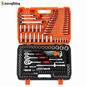 151pcs CR-V Hand Tools for Car Auto Repair 1/4-Inch <b>Socket</b> Set <b>Ratchet</b> Torque Wrench Combo for Home Use OEM Customizable Support - Product Image 6