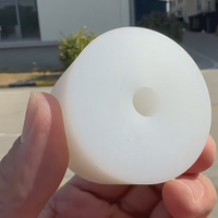 Composants en nylon PA6 usinés sur mesure par CNC, résistants à la corrosion, pour pièces de machines alimentaires et de boissons 5mm/10mm/15mm/20mm