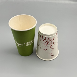 Gobelets à café en papier à double paroi, conformes aux normes alimentaires, vente en gros, impression personnalisée pour boissons chaudes, restaurants, plats à emporter - Product Image 5