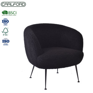 Sillón de Diseño Moderno para el Hogar, Imitación de Lana de Cordero, para Sala de Estar - Product Image 3