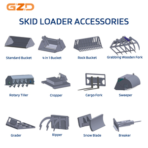 <span class=keywords><strong>Mini</strong></span> nhỏ kết thúc trước 4x4 DIESEL đa năng 4-Wheel <span class=keywords><strong>Mini</strong></span> Skid chỉ đạo Bộ nạp cho cảnh quan - Product Image 4