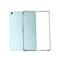 Darbeye dayanıklı yumuşak şeffaf şeffaf TPU kılıf Huawei MatePad T10 T10S AGS3-L09 AGS3-W03 10.1 inç şeffaf TPU Tablet kapağı
