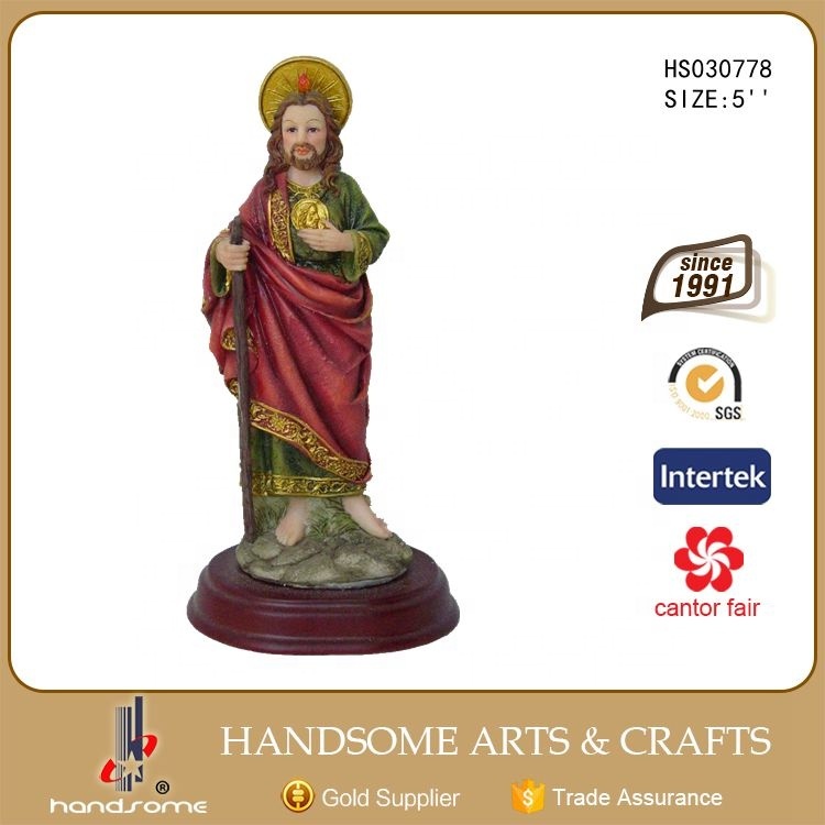 En gros Résine Statues Objets Religieux Catholiques Saint Jude Sculpture En Résine