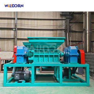 Nueva trituradora Trituradora de doble eje Reciclaje 800-1200 kg/h Máquina de procesamiento de chatarra Venta caliente - Product Image 3