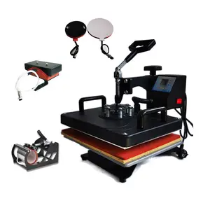 29*38 Shaking Head Push-pull 5 in 1 T-shirt Printing Heat Transfer Machine