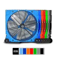 Ventilateur à tambour commercial durable pour atelier et entrepôt, souffleur axial rotomoulé pour usage industriel