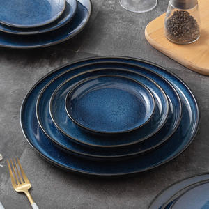 Juego de Platos de Porcelana Esmaltada Estilo Europeo <span class=keywords><strong>UNICASA</strong></span>, Aptos para Lavavajillas, para Hotel, Restaurante, Plato para Filetes y Pasta Occidental - Product Image 4