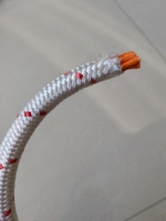 Corde en UHMWPE/HMPE/Spectra à 12 brins haute résistance avec revêtement en polyester pour amarrage maritime/towing/treuil/offshore/pêche/câble de remorquage/tireur