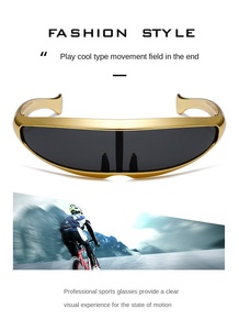2025 nouveau <span class=keywords><strong>X</strong></span>-<span class=keywords><strong>Men</strong></span> poisson Surround lunettes espace Robot Sports de plein air vélo lunettes de soleil - Product Image 4