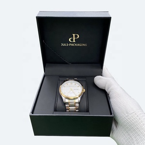 Boîte d'emballage <span class=keywords><strong>de</strong></span> <span class=keywords><strong>montre</strong></span> <span class=keywords><strong>de</strong></span> <span class=keywords><strong>luxe</strong></span> en carton et cuir, personnalisable avec logo, faible MOQ, personnalisation unique, présentoir individuel pour <span class=keywords><strong>montre</strong></span> - Product Image 3