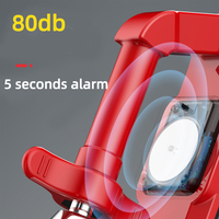 Home Office Travel Door Security Devices 80dB Anti-Theft Portable Alarm Door Stopper