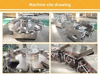 Nouvelle machine commerciale haute productivité pour la fabrication de gaufres et de cornets en sucre pour poudre de crème glacée et farine