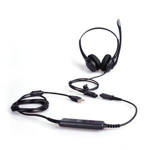 Câble adaptateur <span class=keywords><strong>USB</strong></span> QD (déconnexion rapide) avec contrôleur de volume compatible avec <span class=keywords><strong>Plantronics</strong></span> ou Jabra pour casque de centre d'appels - Product Image 6