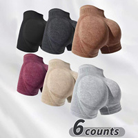 Shorts de sport personnalisés pour femmes, effet délavé, taille haute, effet ventre plat, très élastiques, pour la course, le cyclisme et la gym