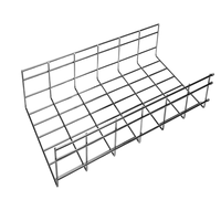 Plateau de câbles en treillis métallique en acier inoxydable pour la construction industrielle OEM, 100 mm * 50 mm, pour centre de données