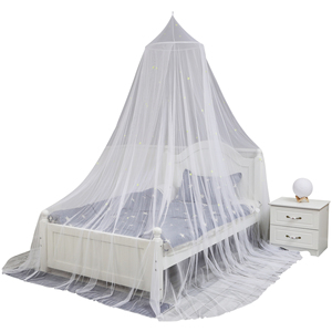 Toile de <span class=keywords><strong>lit</strong></span> avec étoiles fluorescentes qui brillent dans l'obscurité pour bébé, enfants, filles ou adultes, <span class=keywords><strong>moustiquaire</strong></span> de nuit étoilée pour couvrir le berceau - Product Image 1