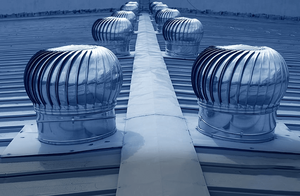 12v 80 <b>Inches</b> Wind Driven Roof Vent <b>Fan</b> Kitchen Roof <b>Fan</b> Mushroom Roof Exhaust <b>Fan</b> Ventilation Power - Product Image 4