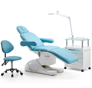 Cama Eléctrica Moderna Marrón para Técnicos de Pestañas, Mesa de Masaje Ajustable, Muebles para Clínica Estética, Tratamientos Faciales y de Pestañas, Belleza - Product Image 4