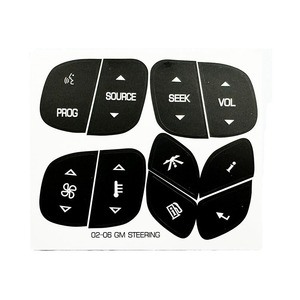 Steering Wheel Control Button Repair Sticker For 2003-2006 GMC Chevrolet Yukon Tahoe 02-06 GM STEERING - Product Image 4