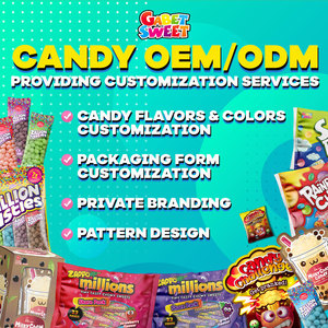 Toptan şeker kaplı ekşi versiyonu Warheads karışık meyveli tatlar Bonbons OEM şişelenmiş çiğnemek şeker - Product Image 3