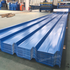 Vente en gros d'usine de tuiles de toiture en tôle ondulée enduite de couleur tôle de toiture ondulée
