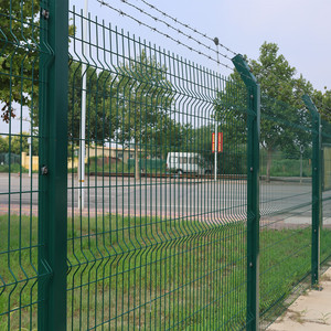 แผงรั้วโลหะแข็งกลางแจ้งเชิงพาณิชย์ลวดตาข่ายเชื่อมรั้วสวน 3D - Product Image 3