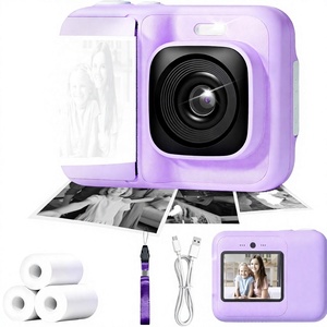 Appareil photo instantané pour enfants, capteur CCD 1080P, zoom optique 6x, impression numérique instantanée, pour garçons et filles de 4 à 10 ans, carte <span class=keywords><strong>SD</strong></span> 32 Go, 3 rouleaux de papier - Product Image 3