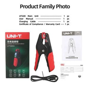 UNI-T UT320i เครื่องวัดอุณหภูมิแบบหนีบไร้สายระดับมืออาชีพ เครื่องมือวัดดิจิตอล HVAC สำหรับงานบำรุงรักษาเครื่องปรับอากาศ - Product Image 3