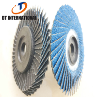 Disk Pengamplasan Gaya Korea dengan Flap Disk, Grit 60/80/120/240/320, Aluminium Oksida, Diameter 4 Inci, untuk Pemolesan Logam, OEM/ODM/OBM, Peralatan Abrasif