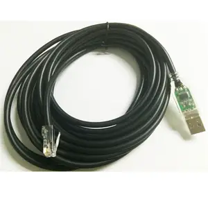 用于TM和TK收音机的原始设备制造商USB FTDI至RJ45 KPG-46电缆、发光二极管数据指示灯、RJ45连接器