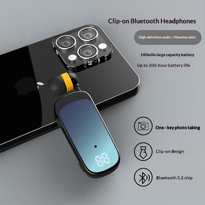 K65 Nuovo Auricolare Bluetooth 5.2 con Clip da Collo, Cavo Telescopico, Display Digitale, Lunga Durata, per Uso Professionale, Monoauricolare - Product Image 3