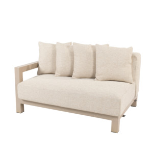 Meubles de patio en métal imperméable en aluminium Ensembles de <span class=keywords><strong>salon</strong></span> d'extérieur Sièges sectionnels pour cour Canapé d'<span class=keywords><strong>angle</strong></span> de <span class=keywords><strong>jardin</strong></span> en <span class=keywords><strong>bois</strong></span> de teck moderne - Product Image 5