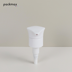 <b>Triangle</b> head 28-tooth internal spring pump for shampoo, body wash, lotion, and dish soap — plastic press pump head manufacturer - Product Image 2