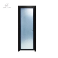 Puerta de Baño de Vidrio para Privacidad, Puertas Impermeables para Baños, Puertas Corredizas para Baño