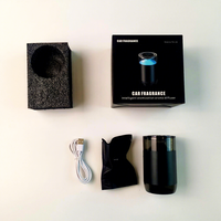 Diffuseur d'arômes portable pour voiture avec technologie de capsule sans eau et logo personnalisé, appareil intelligent alimenté par USB pour purificateur d'air de voiture