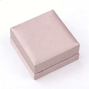 Pendant Necklace Box Luxury Custom Lid and Base PU Leather Jewelry Gift Box Velvet Insert Custom Logo for High-End Jewelry Brand - Product Image 3