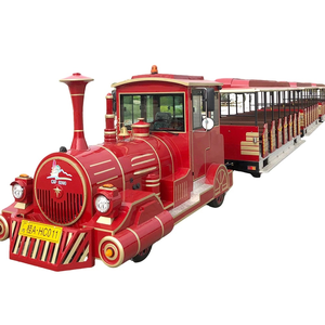 Train touristique électrique sans rail <span class=keywords><strong>Dorlin</strong></span>, 65 places, style rétro, à batterie, pour usage de divertissement, en promotion - Product Image 1