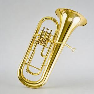 Euphonium à 3+1 clés verticales, basse <span class=keywords><strong>tuba</strong></span> en Si bémol, instrument en cuivre, prix de <span class=keywords><strong>gros</strong></span>/OEM/usine, pour étudiants et professionnels - Product Image 1