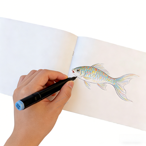 Blocco da Disegno Premium con Graffette Orizzontali, Carta Spessa per Graffiti, Pittura, Schizzi, per Scuola, Casa, Creazione Artistica, Cancelleria all'Ingrosso - Product Image 4