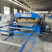 Máquina perfiladora de láminas para techos corrugados BSY IBR, controlada por PLC, con desbobinador hidráulico, incluye motor y bomba de presión.