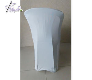 Fundas de LICRA blanca para sillas <span class=keywords><strong>Miami</strong></span>, con Banda Dorada, de plástico - Product Image 2