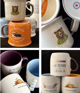 Classic Straight Body <b>Ceramic</b> Mugs, Multi-color Options, Durable Porcelain Coffee <b>Cups</b> for Daily Use & Gifting - Product Image 4