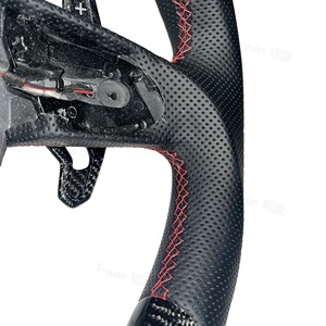 Accesorio <span class=keywords><strong>interior</strong></span> de fibra de carbono genuino hecho privado personalizado <span class=keywords><strong>Audi</strong></span> <span class=keywords><strong>TT</strong></span> R8 RS5 RS6 RS7 RS3 RS4 A3 A6 S4 S5 A5 A7 A4 volante - Product Image 5