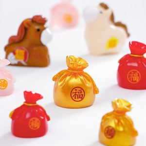 Sacchetti Portafortuna di Capodanno KI Yuewu, Simpatiche Bambole Cavallo Portafortuna, Accessori Decorativi Fai-da-te per la Casa dei Bambini, Mini Auto e Oggetti da Scrivania - Product Image 2