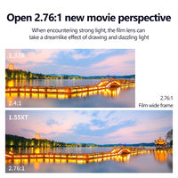 Objectif anamorphique ultra grand angle 1,55x pour iPhone Xs Max X, objectif de tournage de films à forte sensibilité pour vidéastes et cinéastes
