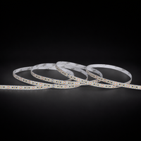 Bande LED Flexible 24V 18W/m, Puce 2025, 2100LM/m, Luminosité Uniforme, PCB Nu, Découpable, CE RoHS IP20, Éclairage Résidentiel DIY