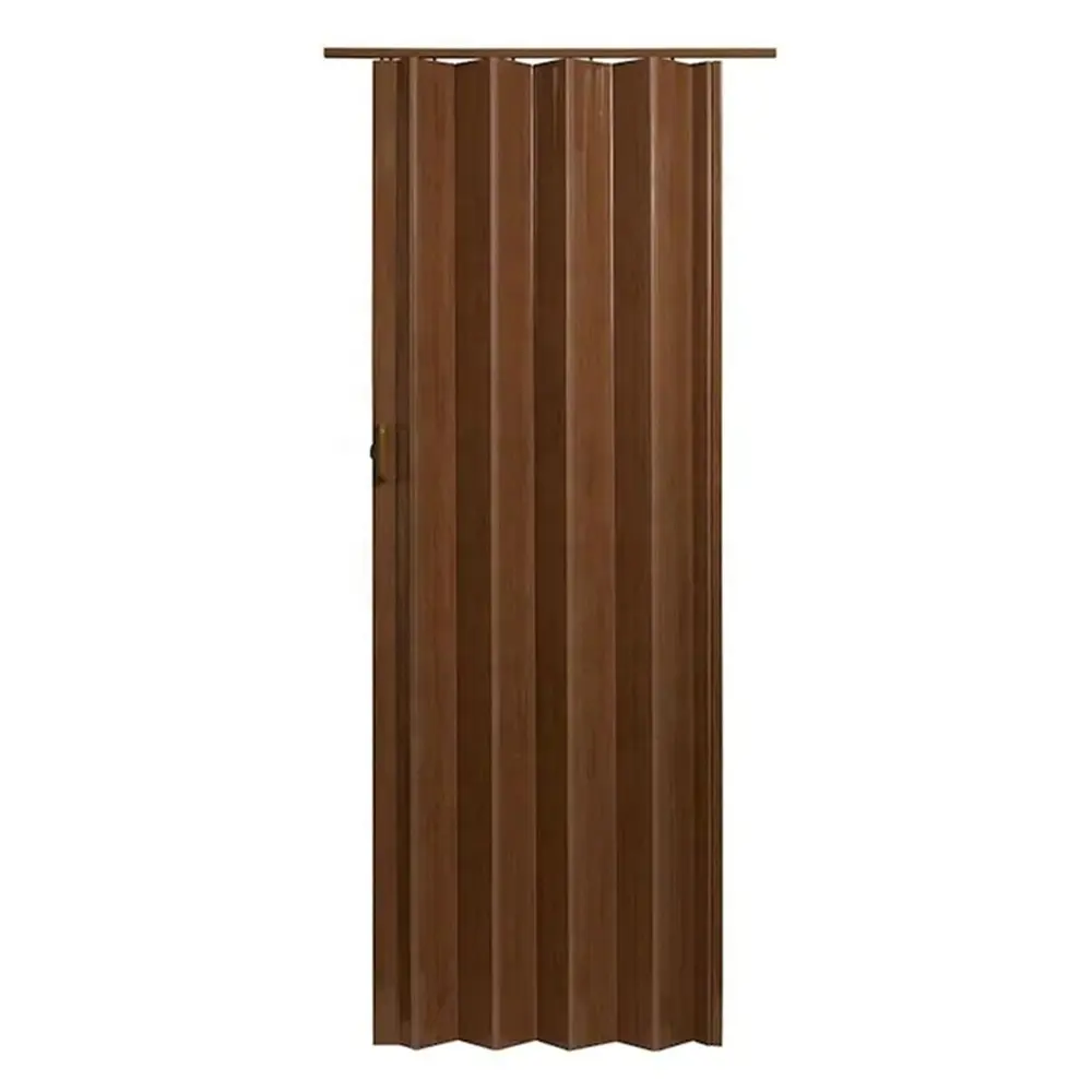 Holz PVC Falttür Kunststoff Schiebe Faltglas Türen Innen PVC Akkordeon Tür