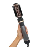 Ensemble de lisseur de cheveux en céramique pliable 3 en 1, moteur à courant continu 110 000 tr/min, 850 W, 3 vitesses, boucleur, lisseur, diffuseur, buse, 110-240 V