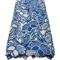Derniers tissus de dentelle africaine Voile suisse Dentelle style populaire de Dubaï pour robe de mariée nigériane